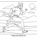1 kings 19 coloring pages