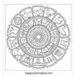 12 days of christmas coloring pages landscape