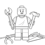 8.5 x 11 lego color book pages