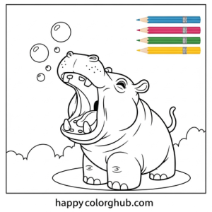 Abc zoo animals coloring pages