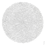 Abstract adult coloring