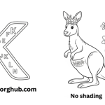 Adult alphabet coloring pages