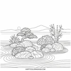 Adult coloring art