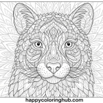 Adult coloring pages hard to color
