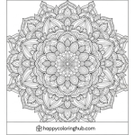 Adult coloring pic