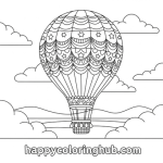 Adult colouring pages easy