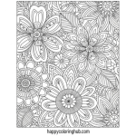 Adult pattern coloring pages