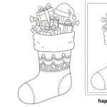 Advent joy coloring page