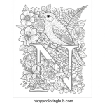 Alphabet colouring