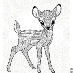 Bambi coloring pages