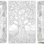 Barren fig tree coloring page