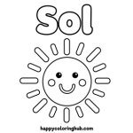 Beginner sentences in spanish printable worksheets coloring pages