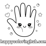 Body parts coloring pages for toddlers
