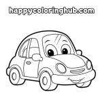 Car colouring in