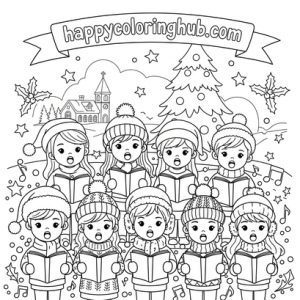 Christmas children s coloring pages free