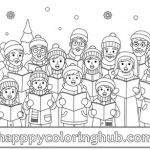 Christmas coloring pages 3rd grade