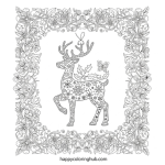 Christmas ornaments coloring pages for adults