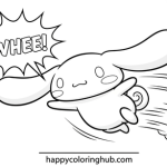 Cinnamoroll coloring pages