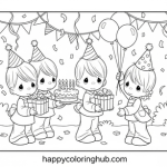 Clipart precious moments coloring pages
