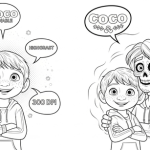 Coco coloring pages