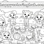 Cocomelon coloring