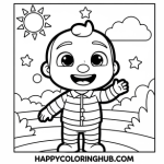 Cocomelon coloring sheets