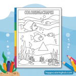 Color pages for 5 year olds