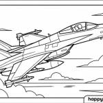 Coloring pages fighter jet