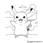 Coloring pages for kids thats easy pokemon
