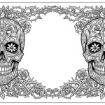 Coloring pages gothic wicked