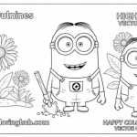 Coloring pages minions