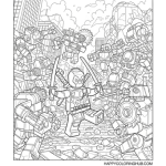 Coloring pages of lego deadpool