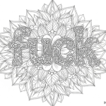 Coloring pages with curse words