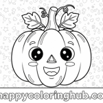 Coloring pumpkin