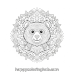 Cute animal coloring pages for little girls