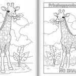 Cute baby zoo animals coloring pages