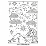 Cute disney girls coloring pages