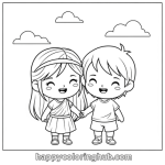 Diana and roma coloring pages