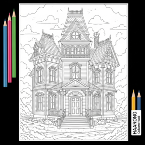 Disney s haunted house coloring pages