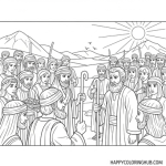 Exodus 16:2-15 coloring pages free