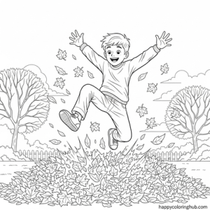 Fall coloring pages for adults printable