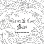 Free adult coloring pages quotes