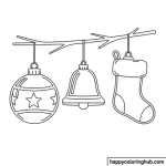 Free christmas coloring pages for children