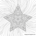 Free color pages christmas ornaments