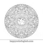 Free coloring pages for kids for earth day