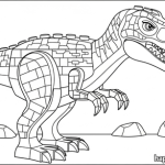 Free lego jurassic world coloring pages