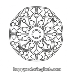 Free mandala coloring pages for adults printable pdf