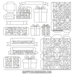Free printable birthday card coloring pages