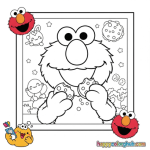 Free printable coloring pages for toddlers elmo