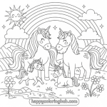 Free printable unicorn coloring pages for adults